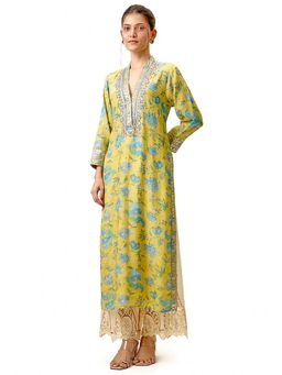 Gopi Vaid - Yellow Krishna Kurta