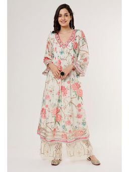 Gopi Vaid - Cream Jivika Kurta