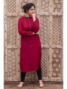 Taraasi - THE BACK DRAMA' Cambric Kurta