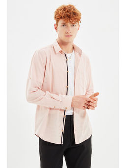 Trendyol - Man Pink Casual Shirt