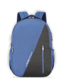 Lavie Sport - Diagonal 36L Anti-theft Laptop Backpack For Men & Women | Laptop Bag For Boys & Girls (Navy) (L)