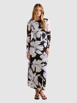 Forever New - Amaya Long Sleeved Mesh Maxi Dress