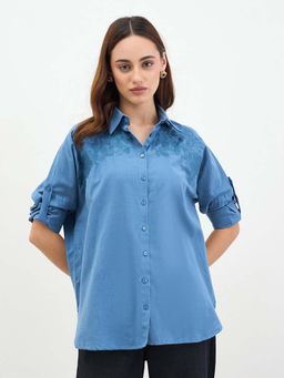 Styli - Women’s Casual Oversized Longline Shirt