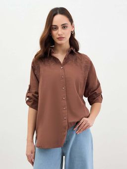 Styli - Women’s Casual Oversized Longline Shirt