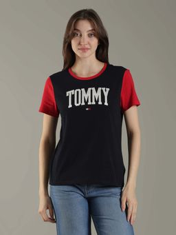 Tommy Hilfiger - Logo Regular Fit Cotton T-Shirt