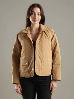 Tommy Hilfiger - Regular Fit Polyester Spread Collar Quilted Jacket