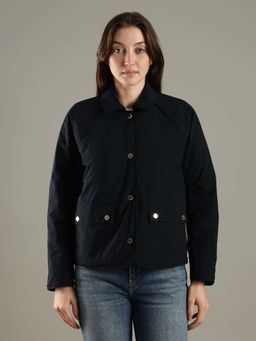 Tommy Hilfiger - Regular Fit Polyester Spread Collar Quilted Jacket