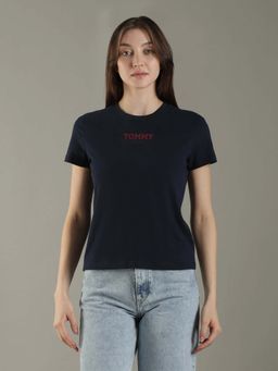 Tommy Hilfiger - Logo Regular Fit Cotton T-Shirt