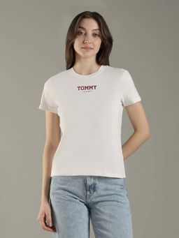 Tommy Hilfiger - Logo Regular Fit Cotton T-Shirt