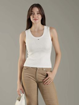 Tommy Hilfiger - Solid Slim Fit Cotton Tank Top