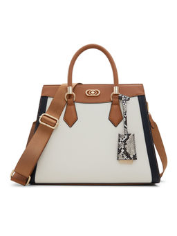 Aldo - Chenoa Womens Beige Satchel Bag (M)
