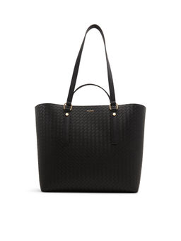 Aldo - Mialia Womens Black Tote Bag with Pouch (Set of 2) (L)