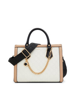 Aldo - Mondiane Womens White Satchel Bag (M)