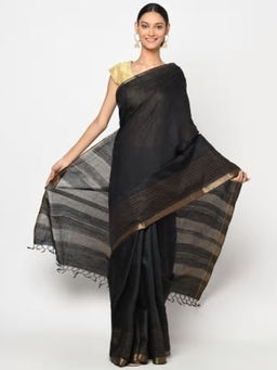 Fabindia - Tussar Cotton Woven Sari