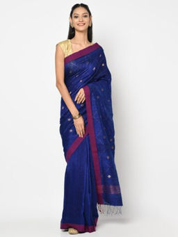Fabindia - Silk Matka Jamdani Woven Sari