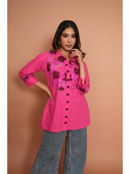 Rabnoor K Sethi - Hot Pink Shirt