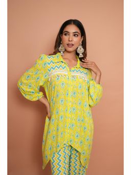 Rabnoor K Sethi - Yellow Festive Tunic