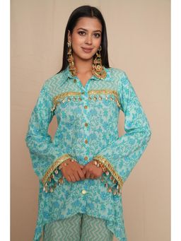 Rabnoor K Sethi - Blue Festive Tunic