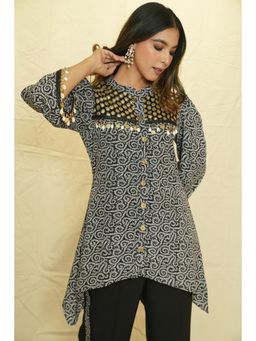 Rabnoor K Sethi - Black Festive Tunic