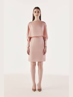 Néant - Pink Reconstructed Dolman Sleeve Dress