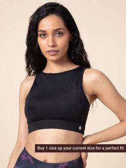Nykd by Nykaa - Shape Up Sports Bra With Removeable Cookies , Nykd All Day-NYK 008 - Black