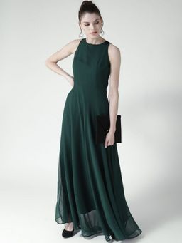 Twenty Dresses by Nykaa Fashion - Green All About Tonight Gown