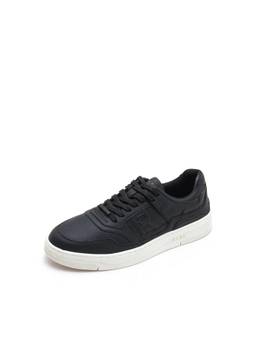 Rare Rabbit - RAREZ Mens Gabrix Black Micro Fiber Sneakers
