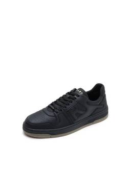 Rare Rabbit - RAREZ Mens Zyro Black Micro Fiber Sneakers
