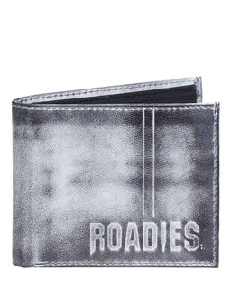Justanned - Slim Treated Grey Mens Bifold Leather Wallet
