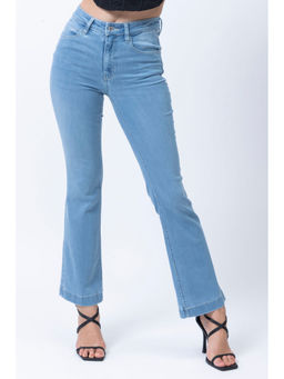 Guess - Women Light Blue High Rise Bootcut Denim