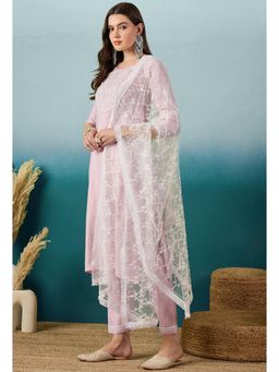 Gahan - Light Pink Legend Zari Embroidered Kurta with Pant & Dupatta