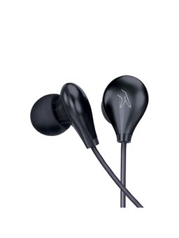 FINGERS - Droplets Wired Earphones with Angular Earbuds and Mic - Piano Black