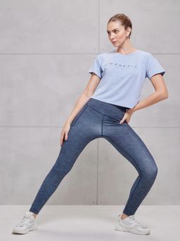 Technosport - Multi-Color Printed Skinny Fit Tights