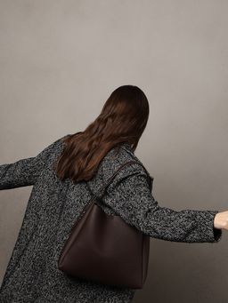 VERO MODA - Chocolate Brown Shopper Bag