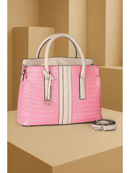 Allen Solly - Women Pink Casual Handbag with Detachable Strap
