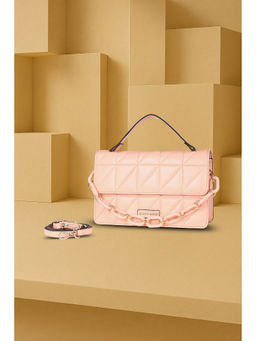 Allen Solly - Women Pink Casual Sling Bag with Detachable Strap