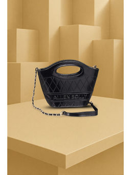 Allen Solly - Women Black Casual Sling Bag with Detachable Strap
