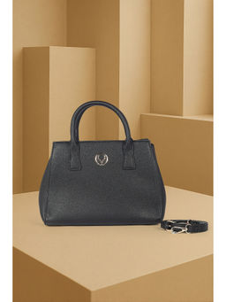 Allen Solly - Women Black Casual Handbag with Detachable Strap