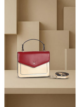 Allen Solly - Women Beige Casual Sling Bag with Detachable Strap