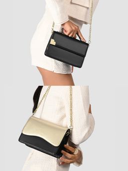Lililo - Corner Crush Sling Bag with Extra Flap