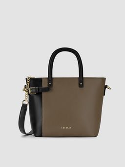 Lililo - Brown Alter Ego Handbag with Detachable Strap