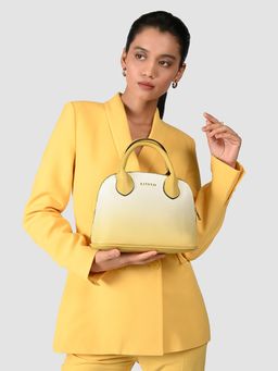 Lililo - Yellow Half Moon Handbag with Detachable Strap