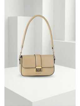 Van Heusen - Women Beige Solid Casual Sling Bag