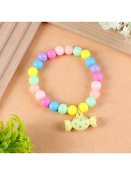 Asthetika Kids - Toffee Charm Beaded Bracelet