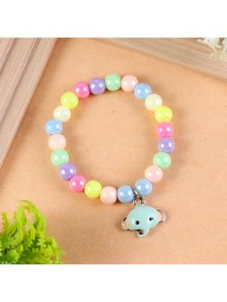 Asthetika Kids - Elephant Charm Beaded Bracelet