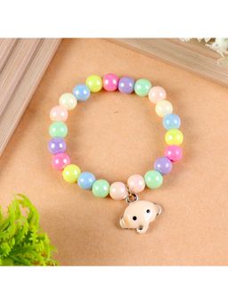 Asthetika Kids - Elephant Charm Beaded Bracelet