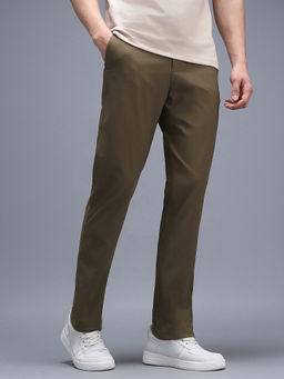 Van Heusen - Brown Polyester Trouser