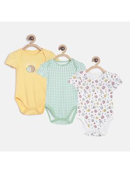 MINI KLUB - Baby Girls Multi Body Suit (Set of 3)