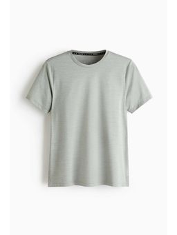 H&M - Men Green Mesh Sports T-Shirt With Drymove