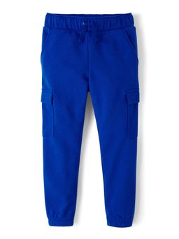The Children's Place - Boys Blue French Terry Cargo Joggers